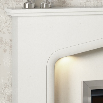 Elgin & Hall Verdena Marble Fireplace